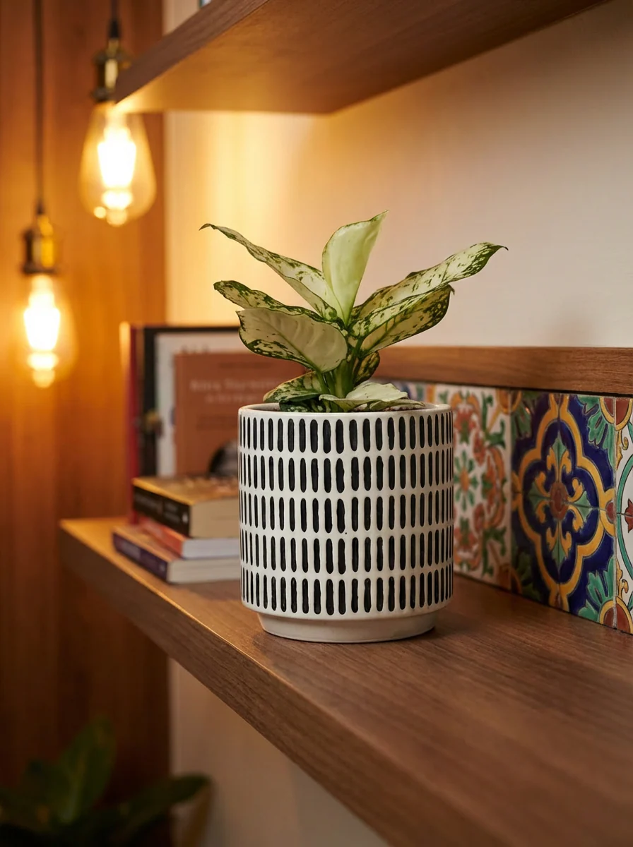 Aglaonema Snow White Plant - Image 4