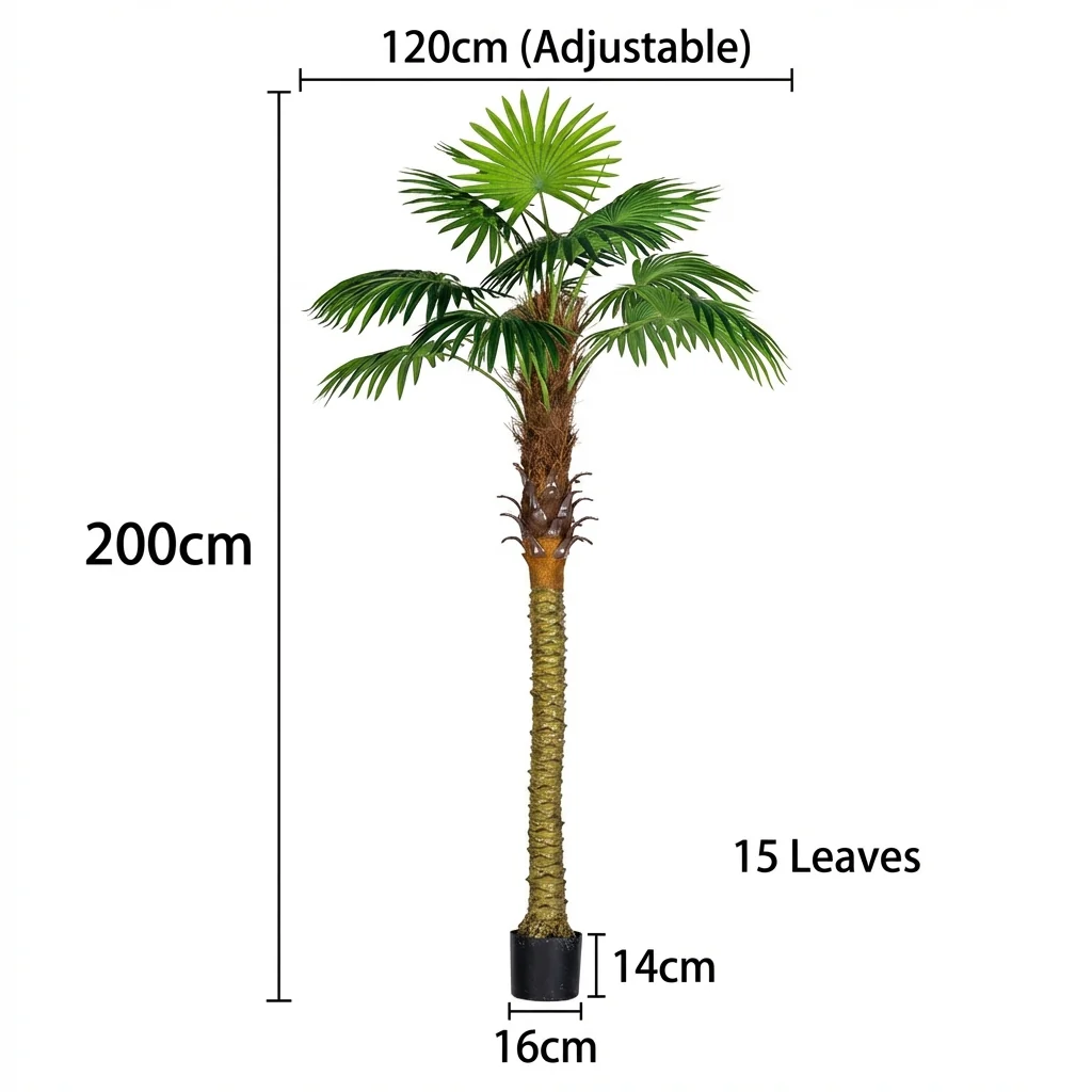 Coconut Hybrid Artificial Tree (Life-like Artificial) - Image 15