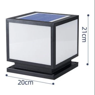 Cube Column Solar Garden Lights - Image 10