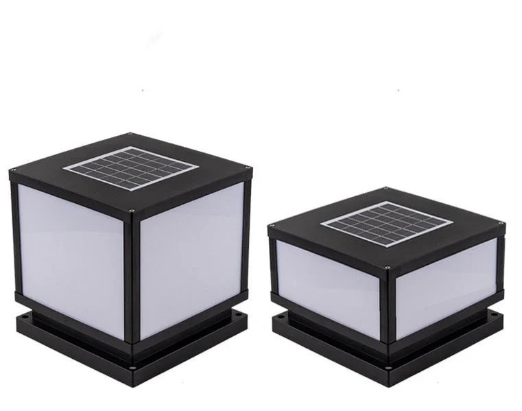 Cube Column Solar Garden Lights - Image 4