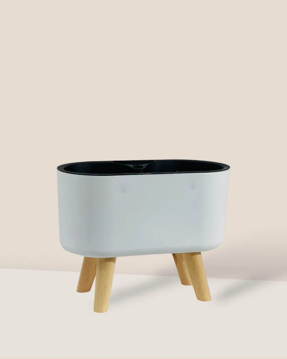 Duo Self Watering Pot with Stand - Image 2