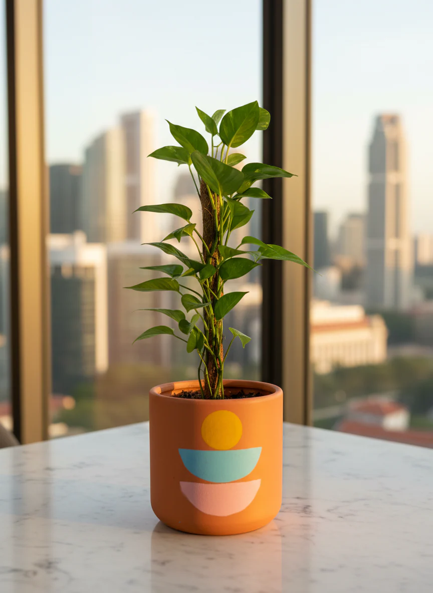 Epipremnum Aureum - Money Plant (Variegated)