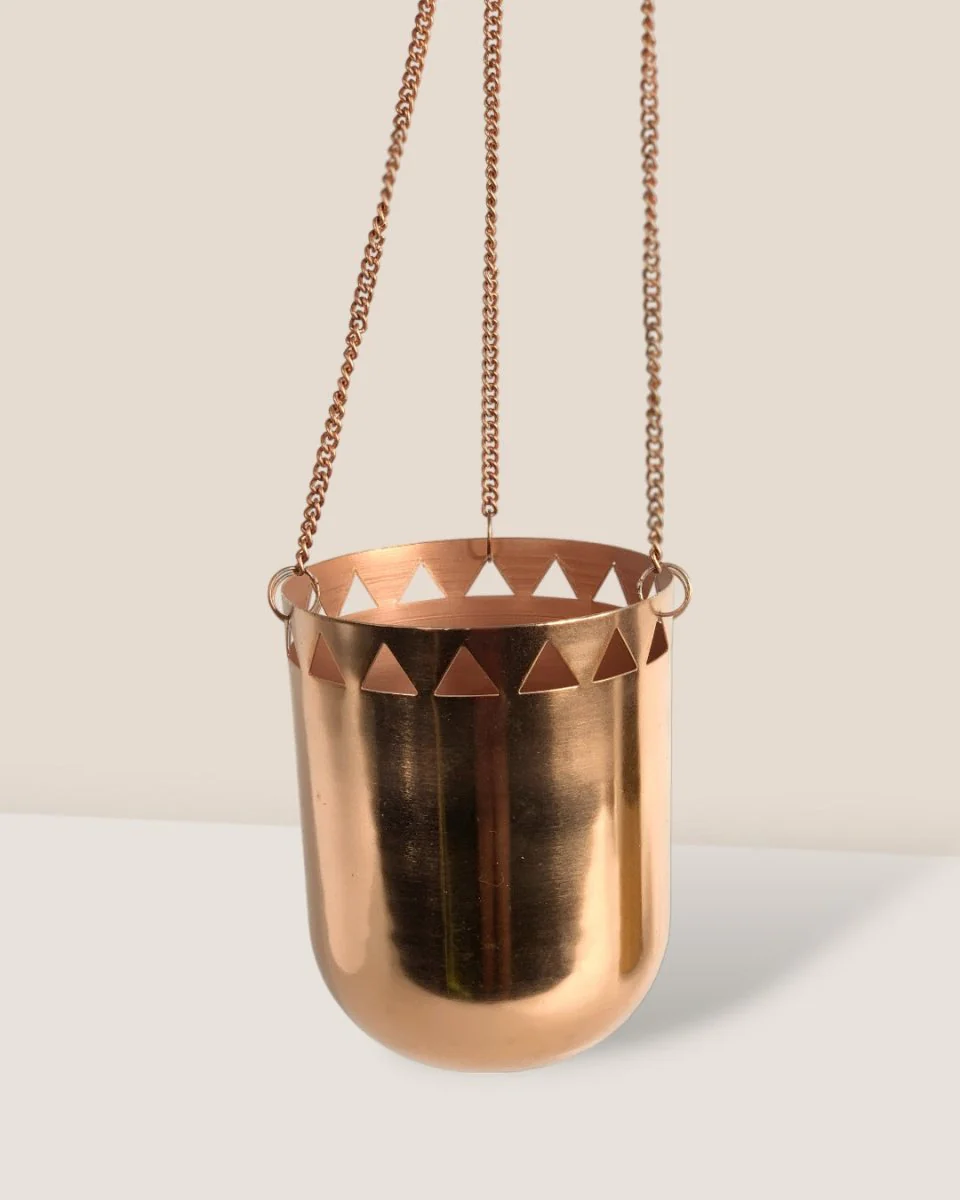 Glowing Gold Hanging Pot - Image 2