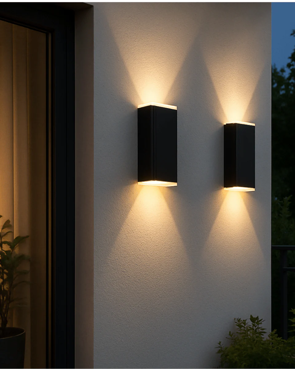 Guard Vertical Solar Wall Light