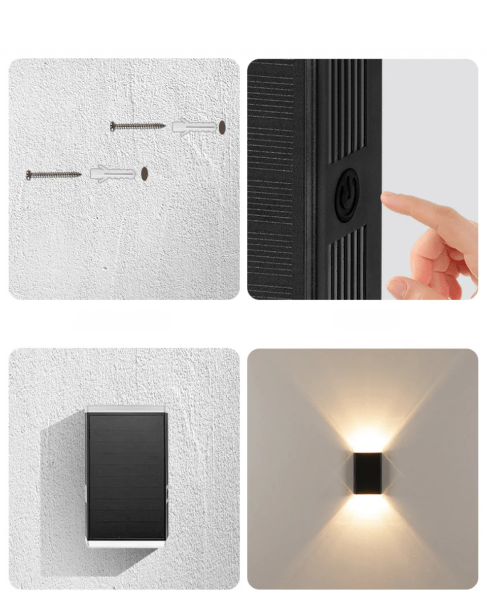 Guard Vertical Solar Wall Light - Image 4