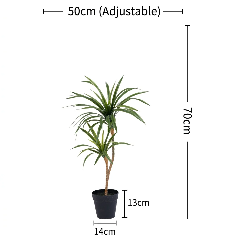 Horsetail Dracaena Life-like Artificial Tree - Image 7