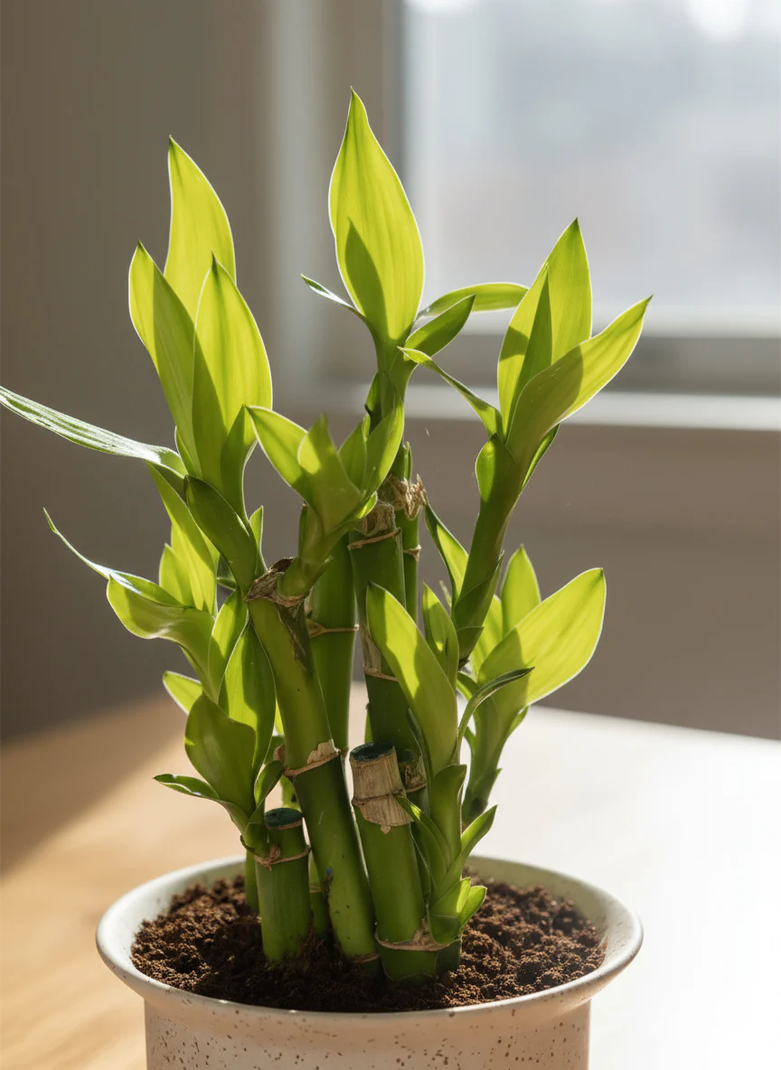 Mini Lucky Bamboo Plant - Cluster - Image 2
