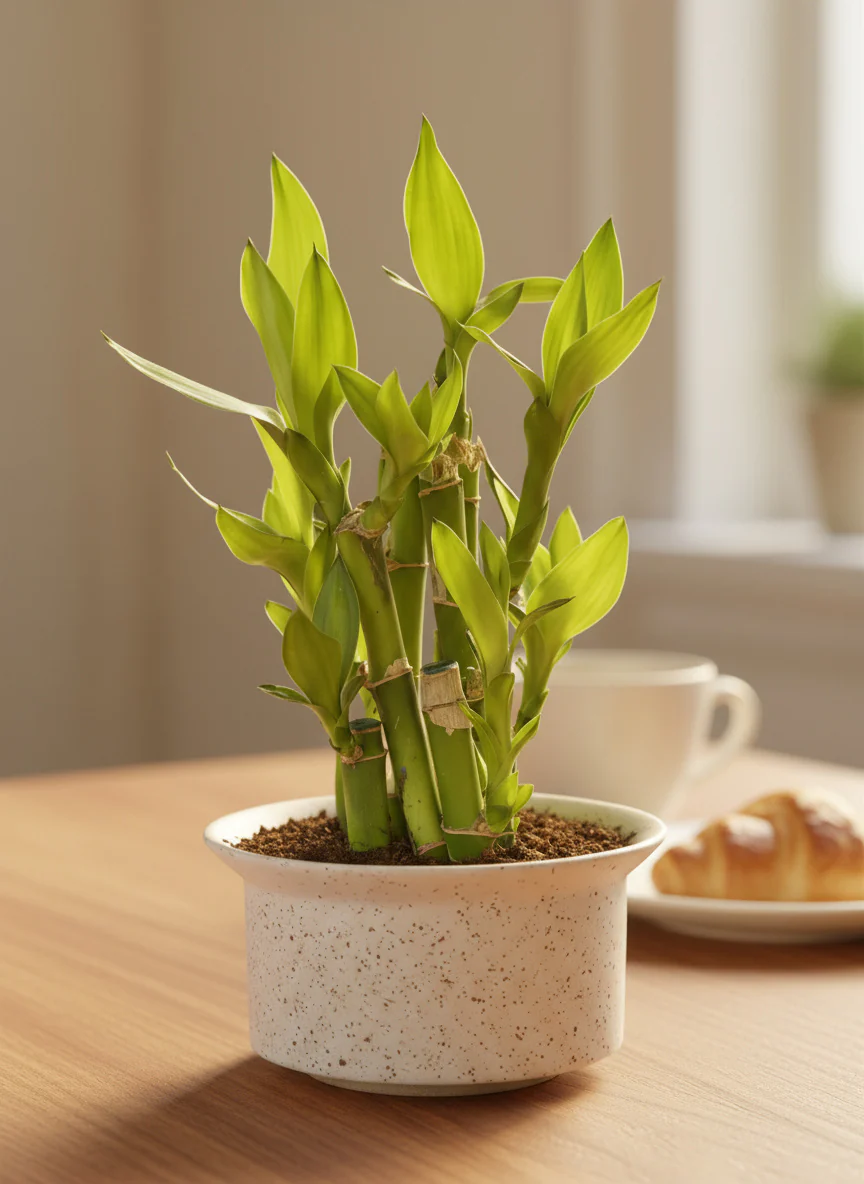 Mini Lucky Bamboo Plant - Cluster - Image 3