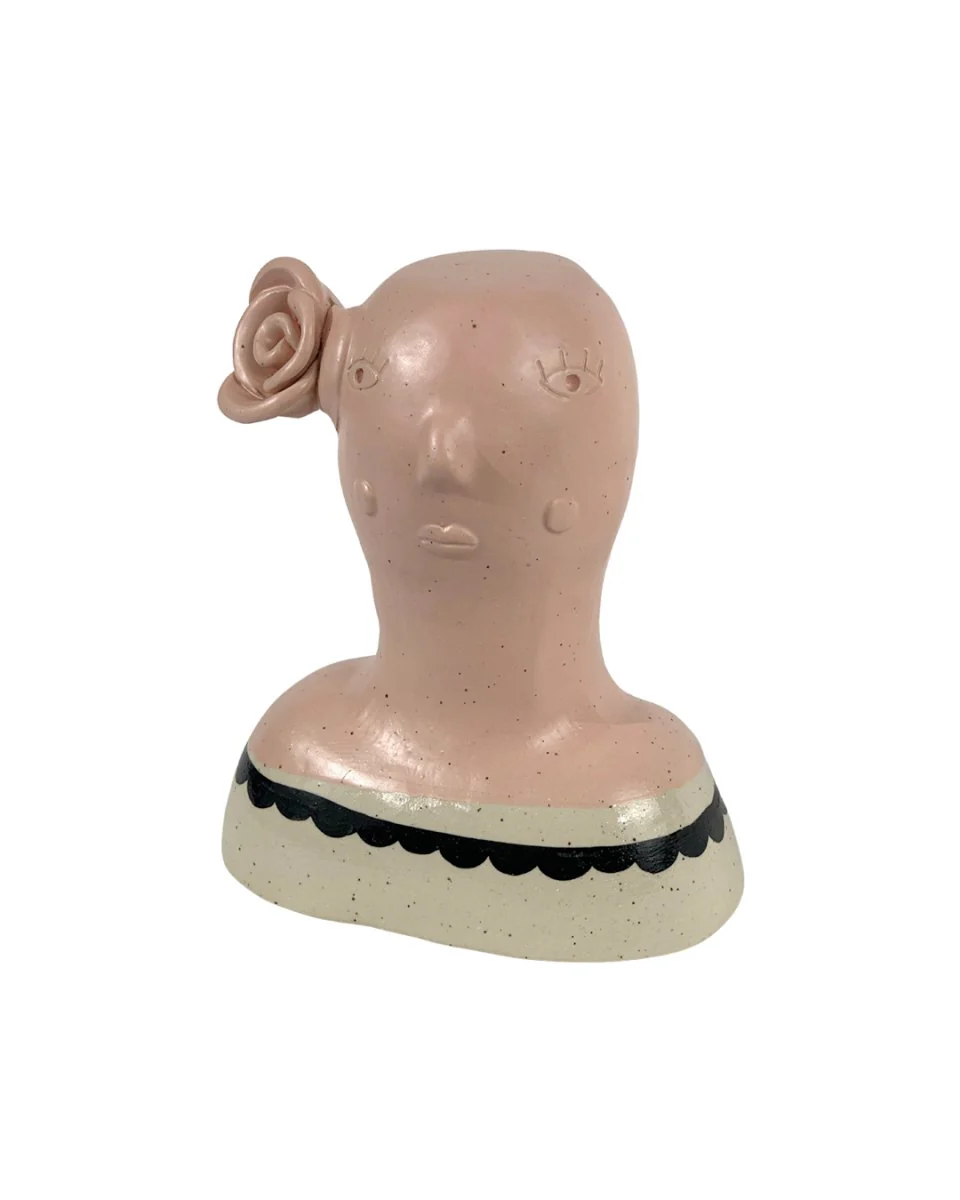 Misfit Pink Lady Sculpture - Image 4
