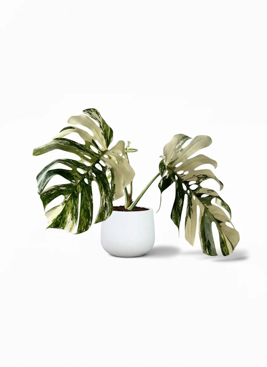 Monstera Albo Variegata — Established Plant (Limited Batch) - Image 6
