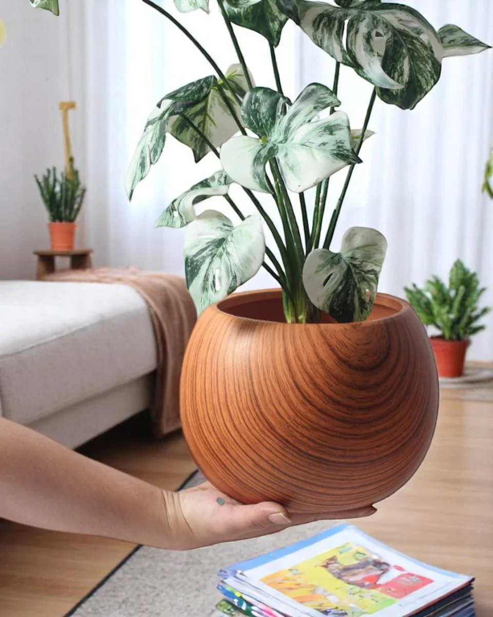 Nala Wood Planter - Medium - Image 3