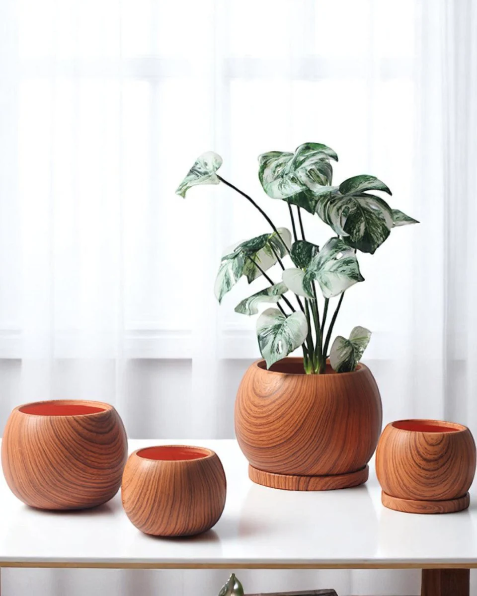 Nala Wood Planter - Small
