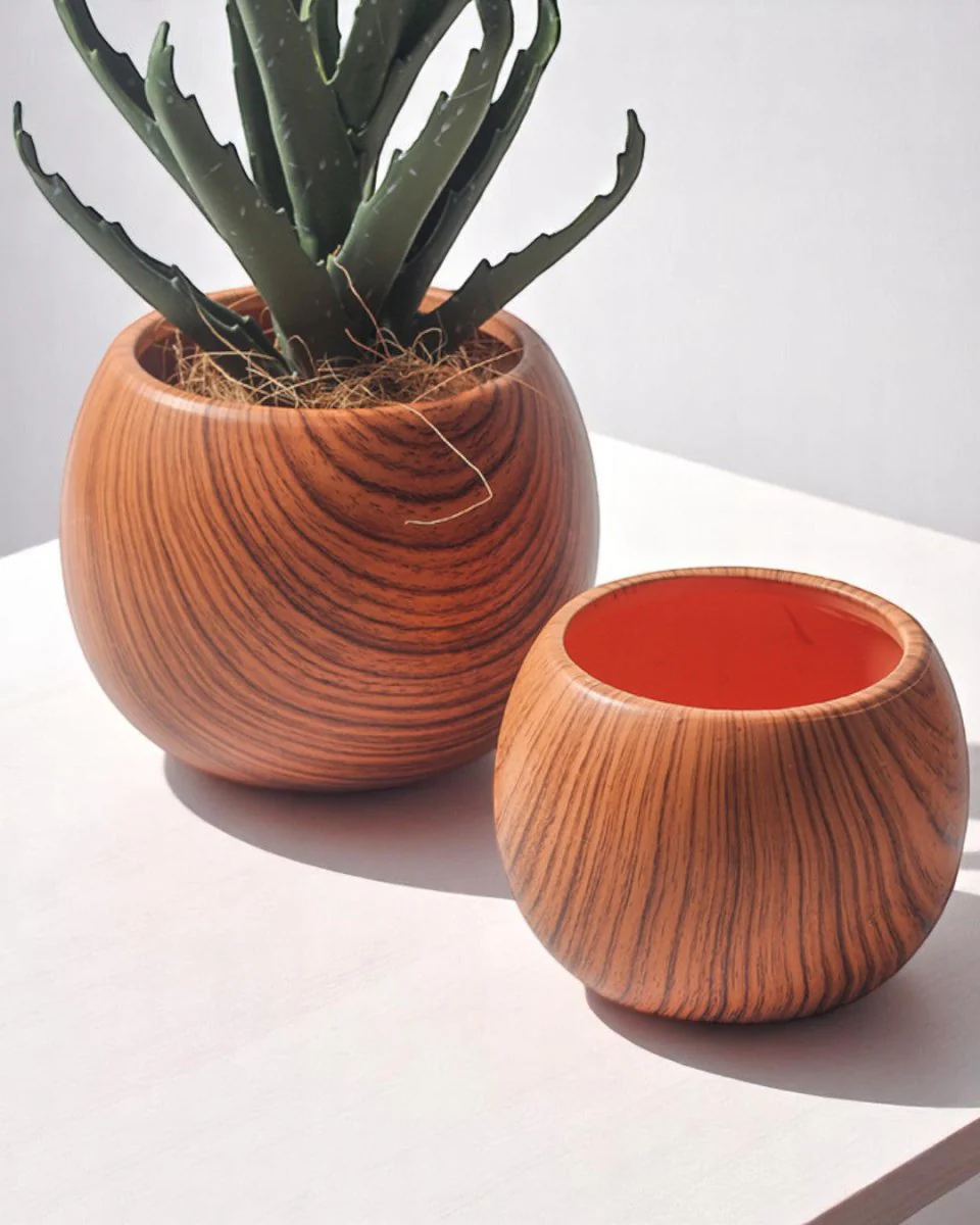 Nala Wood Planter - Small - Image 9