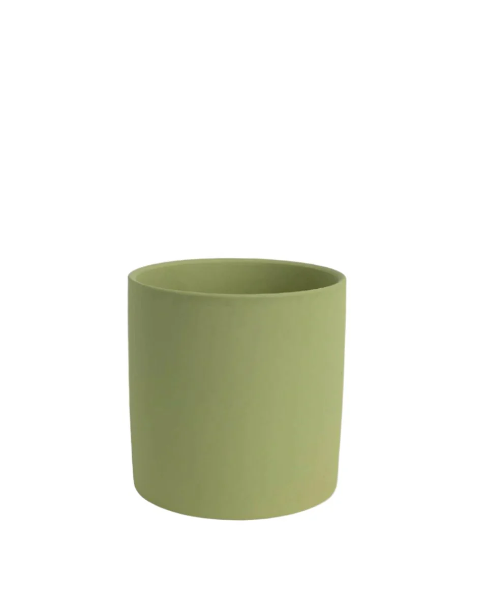 Olive Bloom Ceramic Pot - Image 4