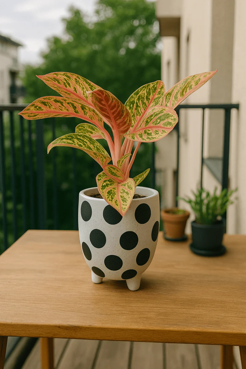 Polka Pop Ceramic Pot