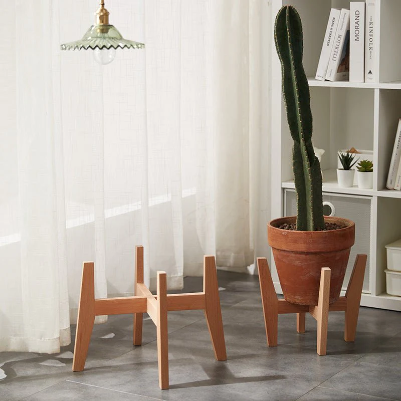 ROOTED Wooden Plant Stands - Image 3