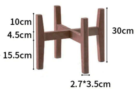 ROOTED Wooden Plant Stands - Image 8