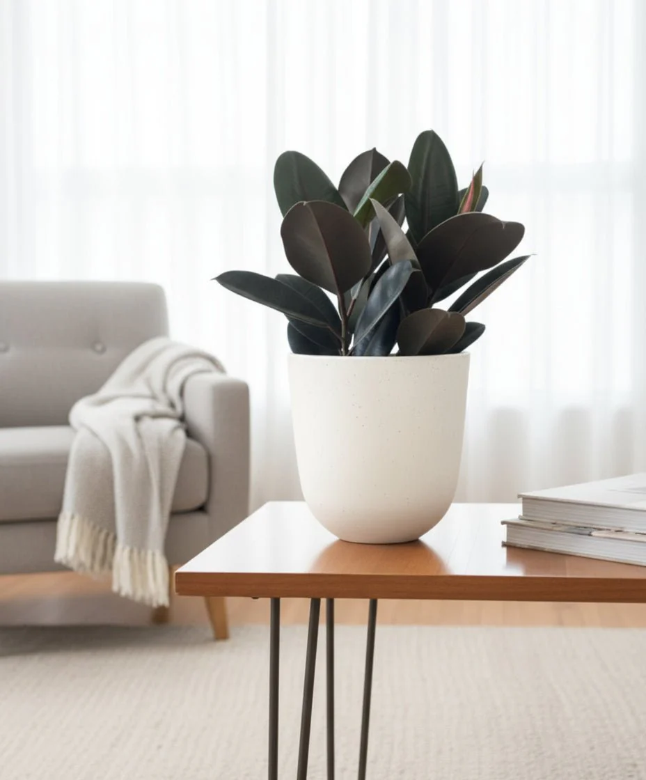 Rubber Plant Burgundy - Image 3