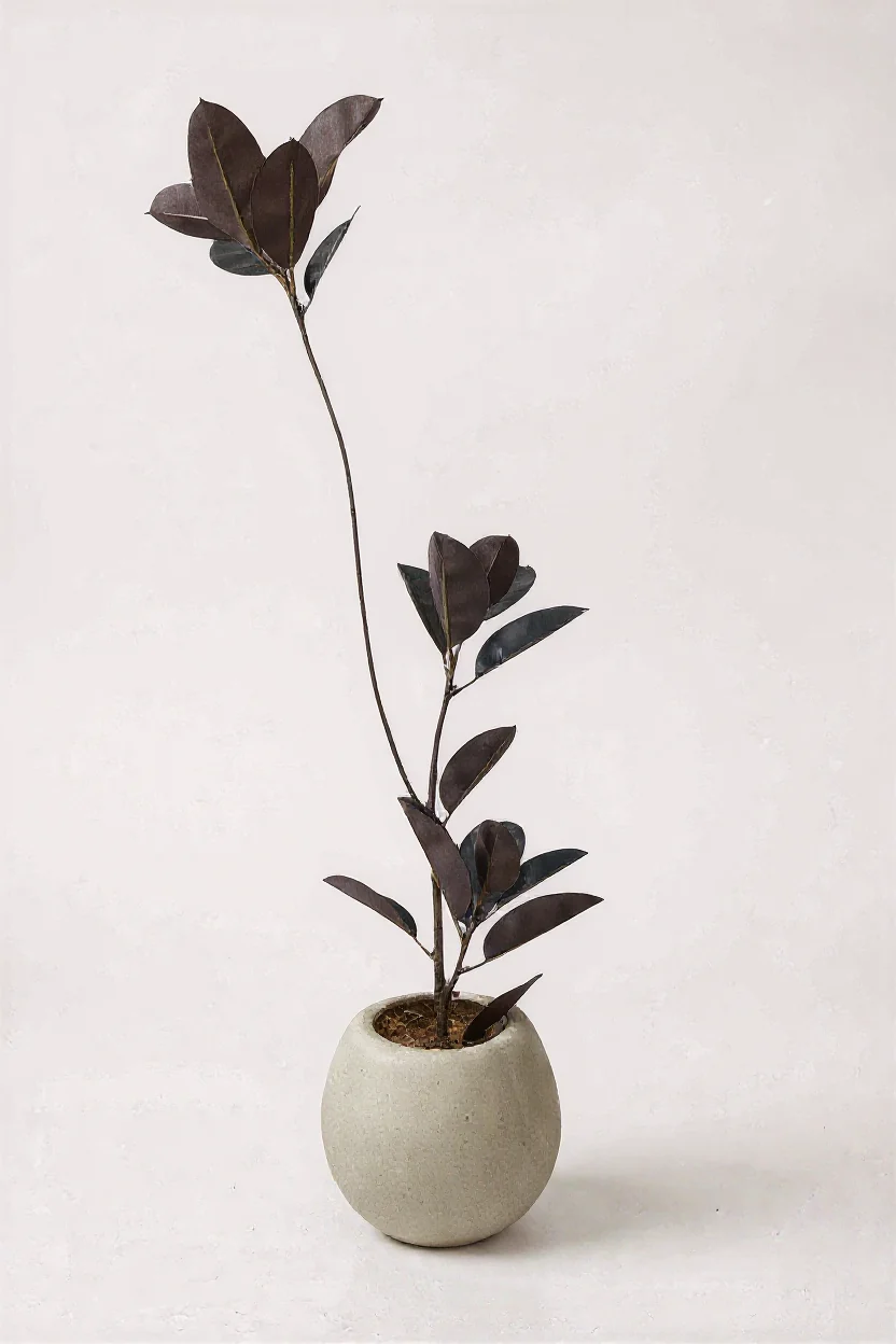 Rubber Tree 1.4m (Life-like Artificial) - Image 4