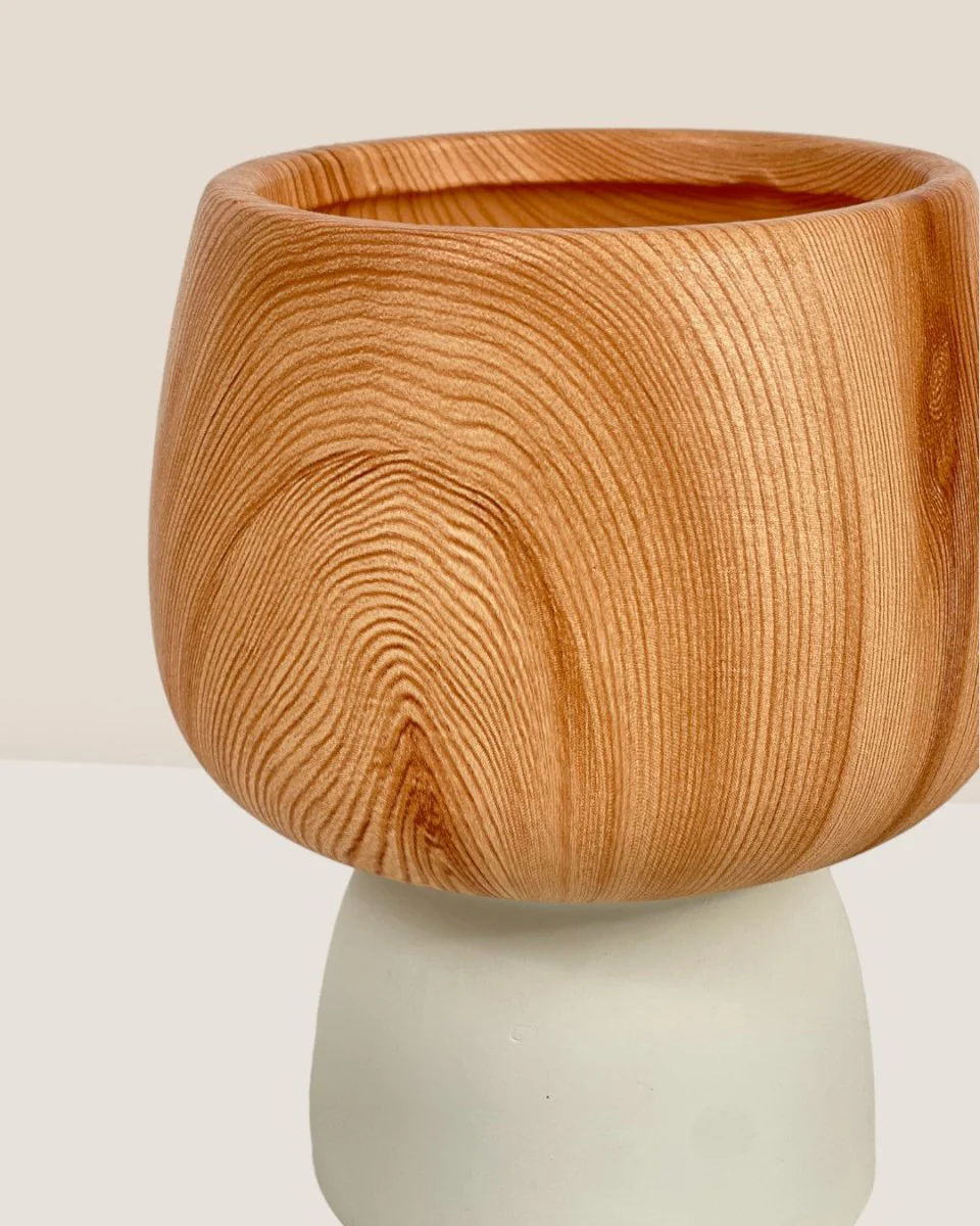 Terracotta Wooden Pot - Image 4
