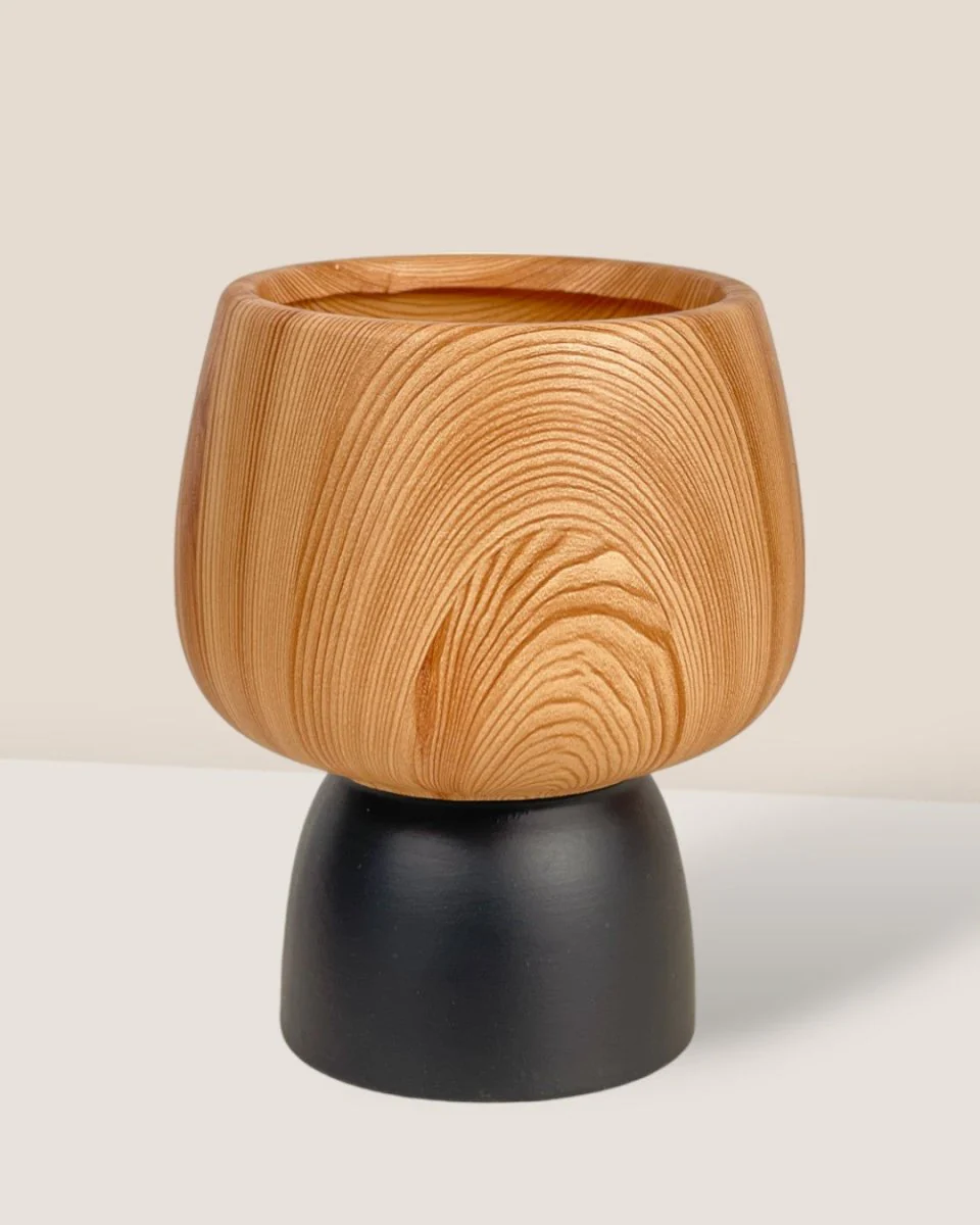 Terracotta Wooden Pot - Image 5