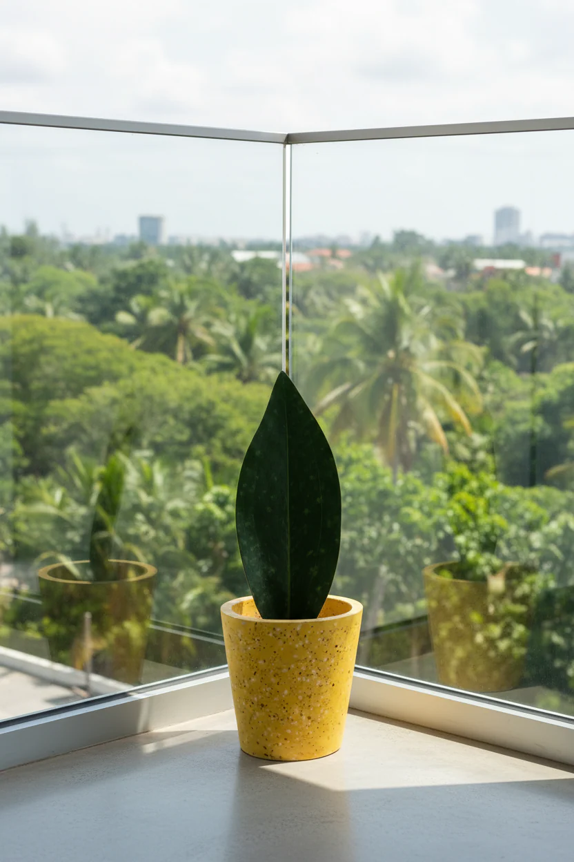 Whale Fin Snake Plant - Large - Image 2