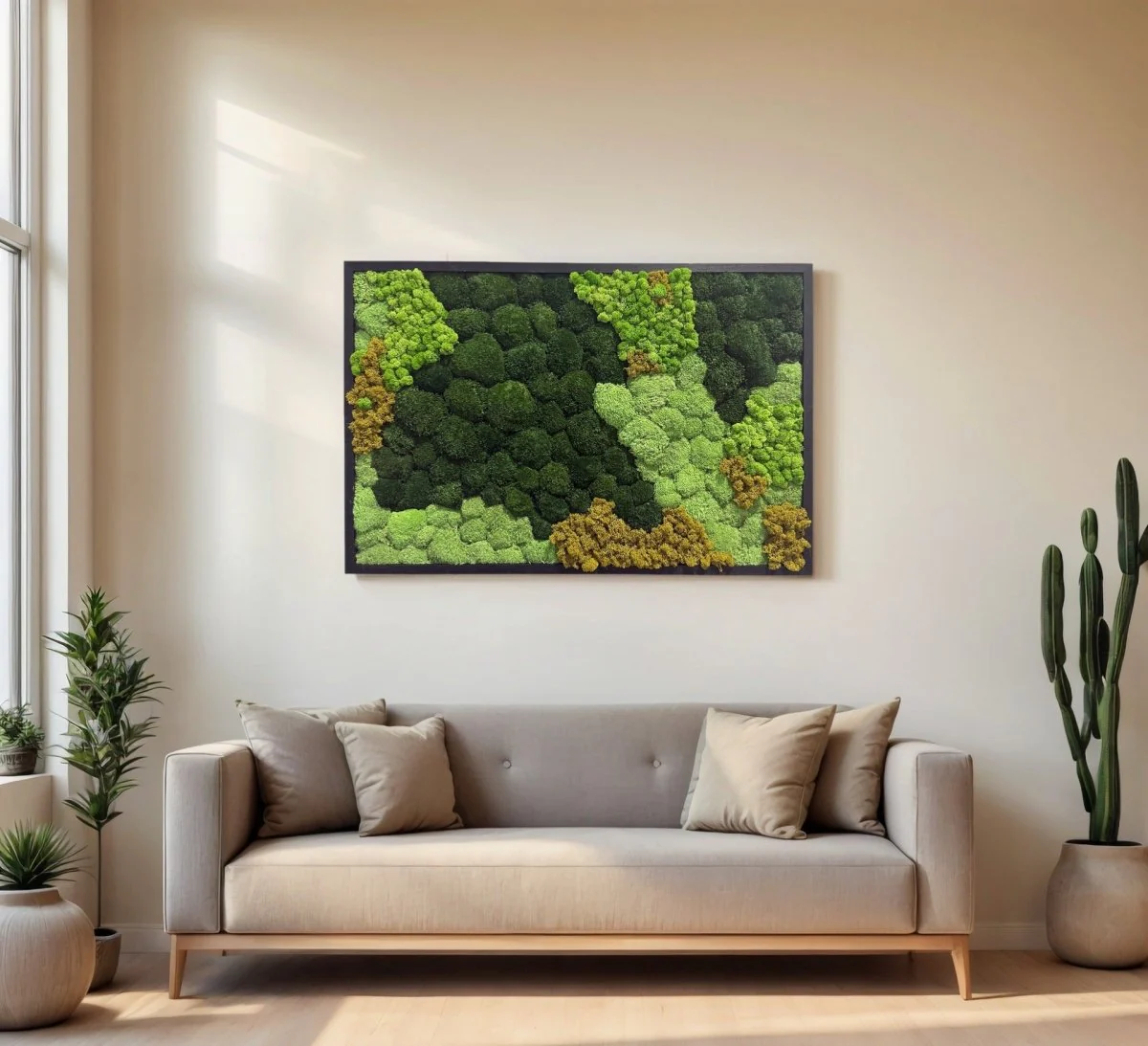 XL Frame - Preserved Plants: MOSS. - Image 4